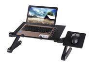 Beebay Laptop Stand with Big Cooling Fan,Adjustable Desk for Bed,Sofa,Portable Cozy Desk at Home
