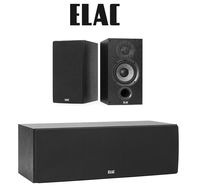 Elac Debut 2.0 B5.2 Bookshelf Speakers (Pair) Debut 2.0 C5.2 Center Speaker Bundle