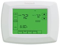Honeywell RTH8500D 7-Day Touchscreen Programmable Thermostat, "C" Wire Required, White, 1Package (Thermostat) (RTH8500D1013/E1)