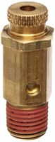 Control Devices NC Series Brass Non-Code Safety Valve, 25-200 psi Adjustable Pressure Range, 1/4" Male NPT