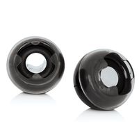 Coby CSMP16 Portable Mini Stereo Speaker System for MP3 Players, Black (Discontinued by manufacturer)