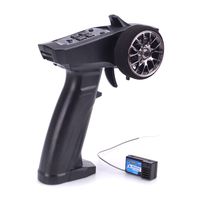 Turbo Racing 91803G-VT RC 2.4GHz 3CH Radio Transmitter Remote Controller with Receiver for RC Car Boat