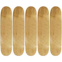 Moose 8.5" Blank Skateboard Deck Natural 7-Ply Canadian Maple