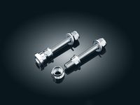 Kuryakyn 2289 Motorcycle Lighting Accessory: 3/8"-16 to M8-1.25 Adapter Studs for Silver Bullet Lights, Chrome, 1 Pair