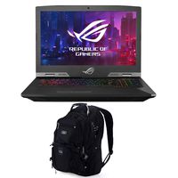 ASUS ROG G703GX-PS91K Premium Gaming and Business Laptop (Intel i9-8950HK, 128GB RAM, 4TB Sata SSD, 17.3" FHD, GeForce RTX 2080,Win10 Pro) VR Ready with MichaelElectronics2 Premium Backpack