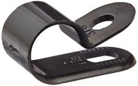 Heavy Duty Nylon Cable Clamp, 0.375" Diameter, 0.472" Width, Black