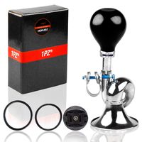 1PZ HOR-002 Universal Old Fashion Chrome Bugle Horn for Club Car, Golf Cart Car, Yamaha EZ-GO, Star, Zone Carts