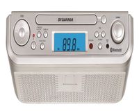 Sylvania SKCR2713 Under Counter CD Player with Radio and Bluetooth, Silver (Renewed)