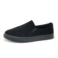 SODA Women's Slip On Fashion Sneakers All Black Imsur 8.5 M US