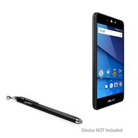 BLU Advance 5.2 Stylus Pen, BoxWave [EverTouch Capacitive Stylus] Fiber Tip Capacitive Stylus Pen for BLU Advance 5.2 - Jet Black