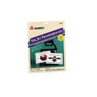 Avery Transparencies for Inkjet Printers, 8.5 x 11 Inches, Pack of 20 (5277)