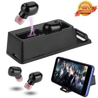 Viiwuu Upgrate Bluetooth Earbuds V5.0 Wireless Headphones IPX8 Sports Earbuds Noise Cancelling Headphones with Mic and Charging Case As a Power Bank Compatible with iPhone and Android Smart Phones