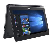 ASUS 2-in-1 Transformer Book Flagship 11.6" HD Touchscreen Laptop PC, Intel Celeron Dual-Core, 4GB RAM, 32GB eMMC, Bluetooth, WIFI, Windows 10 Home (Dark Blue)