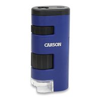 Carson Pocket Micro 20x-60x LED Lighted Zoom Field Microscope with Aspheric Lens System (MM-450) (Renewed)