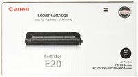 Canon E20 Toner Cartridge (Black, 1 Pack) in Retail Packaging