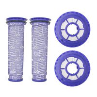Lemige 2 Pack HEPA Post Filters & 2 Pack Pre Filters Replacement for Dyson DC65 DC66 DC41 Animal, Multi Floor and Ball Vacuums, Compare to Part 920769-01&920640-01