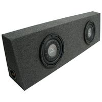 Universal Regular Standard Cab Truck Harmony F124 Dual 12" Sub Box Enclosure