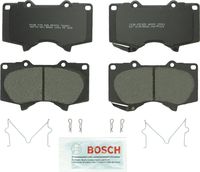 Bosch BP976 QuietCast Premium Disc Brake Pad Set For: Lexus GX460, GX470; Mitsubishi Montero, Montero Sport; Toyota 4Runner, FJ Cruiser, Sequoia, Tacoma, Tundra, Front