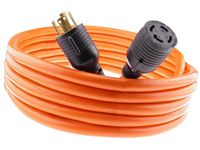 MPI Tools Nema L14-30 Generator Power Cord 4 Wire 10 Gauge 125/250v 30 Amp 7500 watts (20 Feet)