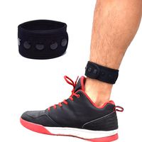 B-Great Ankle Band with Mesh Pouch for Men and Women Compatible with Fitbit Flex 2/Fitbit One/Fitbit Alta/Fitbit Charge 2 3/Misfit Ray/Fitbit Inspire HR Fitness Tracker (Black, Large)