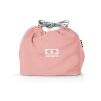monbento - MB Pochette pink Flamingo Bento lunch bag - Polyester lunch tote - Suitable for MB Original MB Square & MB Tresor Bento boxes