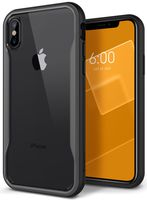 Caseology Coastline for Apple iPhone Xs Case (2018) / for iPhone X Case (2017) - Slim & Transparent - Gray