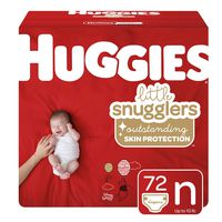 Huggies Little Snugglers Baby Diapers, Size Newborn, 72 Ct