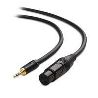 Cable Matters (1/8 Inch) Unbalanced 3.5mm to XLR Cable (XLR to 3.5mm Cable) Male to Female 6 Feet