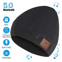 Bluetooth Beanie,Stereo Knit Music Hat with Bluetooth V5.0 Wireless Hats Headphone Upgraded Unisex Knit Bluetooth Beanie Suitable for Outdoor Sports,Gift ...