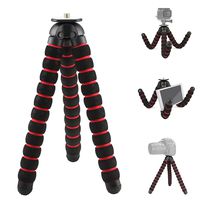 D&F XL Flexible Tripod Stand Monopod for DSLR Canon,Nikon,Sony,Olympus/GoPro 6/5/4/HERO(2018) SJCAM Action Camera/LED Camcorder Light