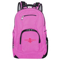 NBA Houston Rockets Voyager Laptop Backpack, 19-inches, Pink