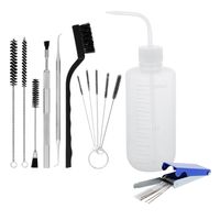 Master Airbrush Brand - Airbrush Cleaning KIT #1 Spray GUN & Airbrush Clean Set, Everything You Need to Keep You New Binks, Devilbiss, Sata, Iwata, Master, Badger, Paasche & Other Spray Equipment in Top Condition.