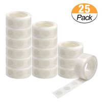 2500 PCS Glue Point Clear Balloon Glue Removable Adhesive Dots Double Sided Dots of Glue Tape for Balloons Party or Wedding Decoration,25 Rolls