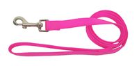 Hamilton Single Thick Deluxe Nylon Lead with Swivel Snap, 5/8-Inch by 6-Feet, Hot Pink