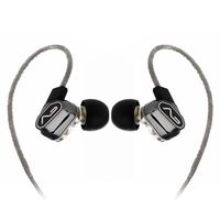 LASMEX E10 Over Ear Earbuds with Microphone, Sweatproof In Ear Headphones Wired Sports Earphones with Dual Dynamic Drivers for iPhone and Android Smartphone, Earhook for Running, Exercise