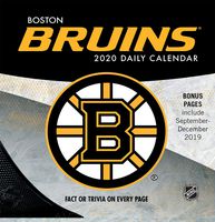 2020 Boston Bruins Desk Calendar, by Turner Licensing