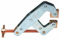 1" Max Opening Capacity, 1/2" Throat Depth (Opened), Copper Plated Cantilever Clamp