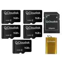 5Pack 1GB Micro SD Card 1 GB MicroSD Memory Card Class4,Bulk Sale