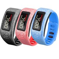 SKYLET Compatible with Garmin Vivofit Bands, Soft Silicone Colorful Fitness Replacement Bands Compatible with Garmin Vivofit 1(No Tracker)