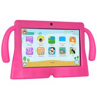 Xgody 7 Inch HD Android Kids Tablet for Kids Quad Core Android 8.1 1GB RAM 16GB ROM Touch Screen with WiFi Pre-Loaded 3D Game Dual Camera Pink