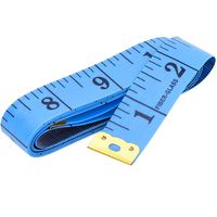 eBoot 60 Inch 150 cm Soft Tailor Tape Measure for Cloth Sewing Waist Bra Head Circumference Tailor Double Sided Cloth Ruler (Blue)