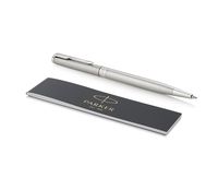 PARKER Sonnet Slim Ballpoint Pen, Stainless Steel with Palladium Trim, Medium Point Black Ink (1931513)