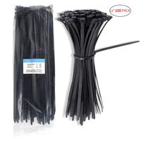 Cable Zip Ties Nylon Heavy Duty Self Locking Wire Ties 12inch 100 Pieces Black...