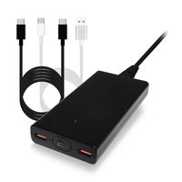 BatPower UL Listed 120W 90W USB-C Charger for HP Spectre X360 Lenovo Apple Dell XPS Razer Blade Stealth Pro MS Surface Book 2 Pro X 7 Laptop 3 USB C Power Supply Adapter USB QC3.0 -Connector Type C