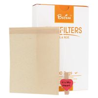Bstean Tea Filter Bags Large Disposable Infuser with Drawstring 100% Natural Unbleached Paper for Loose Leaf Tea with Free Clip (100 PCS)