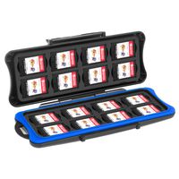 Nintendo Switch Game Card Case- Younik Game Card Storage Box with 16 Game Card Slots and 16 Micro SD Card Holders for Nintendo Switch