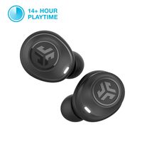 JLab Audio JBuds Air True Wireless Signature Bluetooth Earbuds, Charging Case, Black, IP55 Sweat Resistance, Bluetooth 5.0 Connection (Renewed)