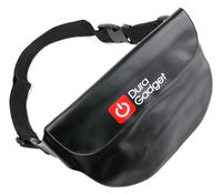 DURAGADGET Black Water-Resistant Pouch w/Adjustable Strap - Compatible with TTfone TT002 Big Button | Blackchip BC5I Big Button/Meizu MX2 & Polaroid PRO4611