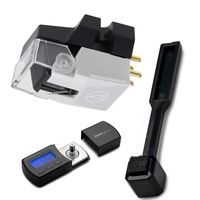 Audio-Technica VM670SP Stereo Turntable Cartridge with Knox Gear Digital Turntable Stylus Scale and Stylus Cleaning Brush