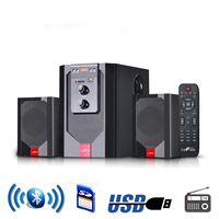Befree Sound 2.1 Bluetooth Speaker System for any PC or Home Entertainment with FM Radio, SD and full function remote control